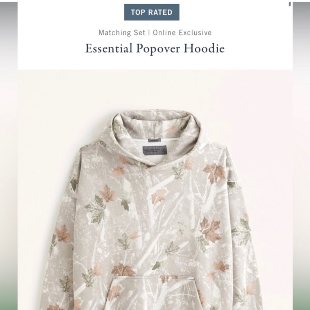 Abercrombie Camo Essential Hoodie